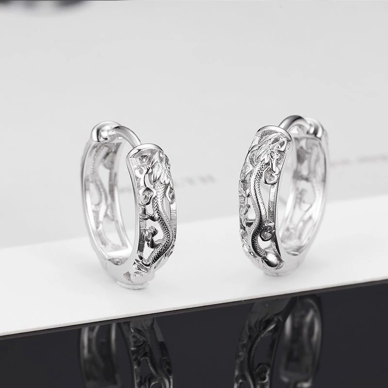 Single Retro Ethnic Style Earrings Men's Earrings