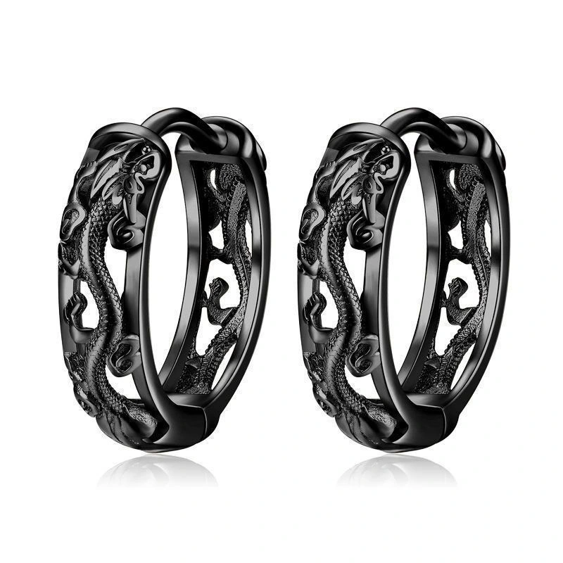 Single Retro Ethnic Style Earrings Men's Earrings