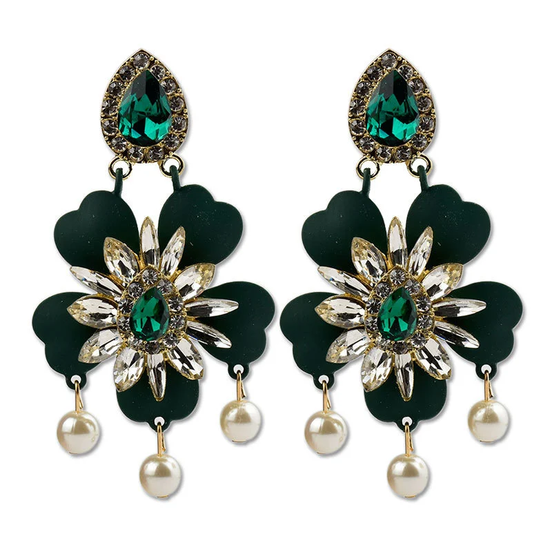 Female Fashion Stamen Flower Earrings Bohemia