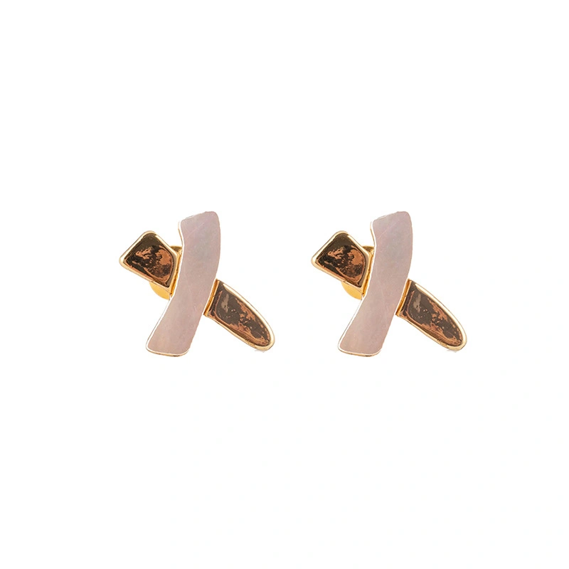 S925 Silver Needle Natural Shell Earrings Feminine Fashion Stud Earrings