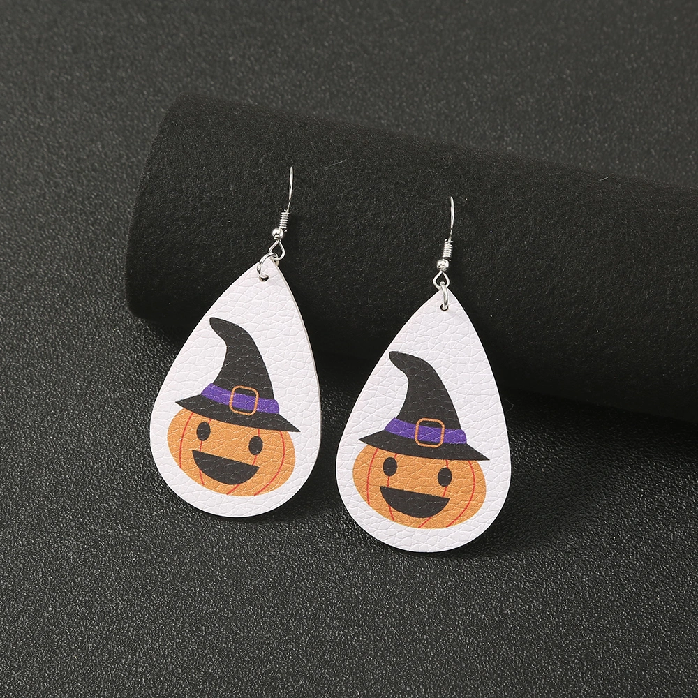 Simple Geometric Personality Halloween Earrings