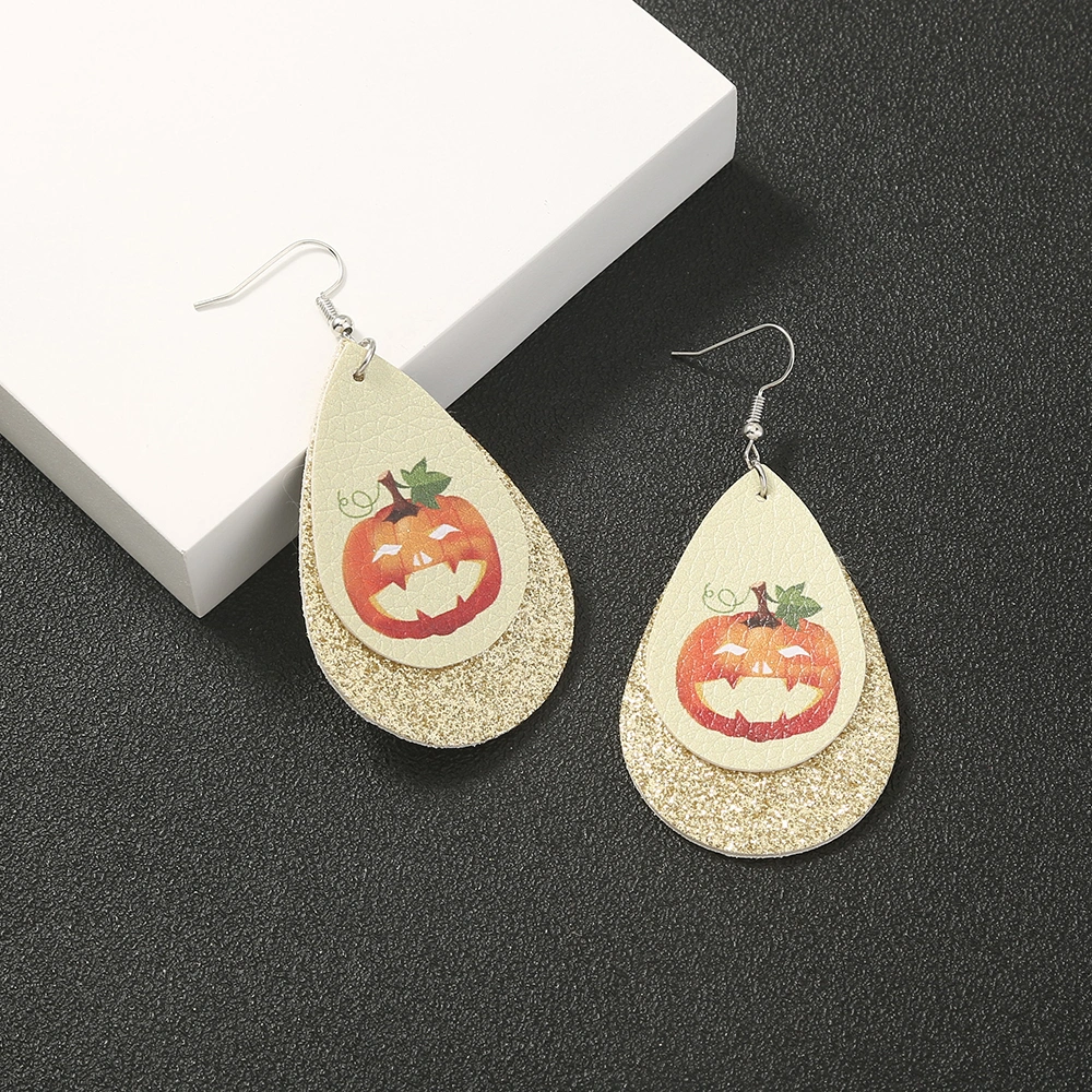 Simple Geometric Personality Halloween Earrings