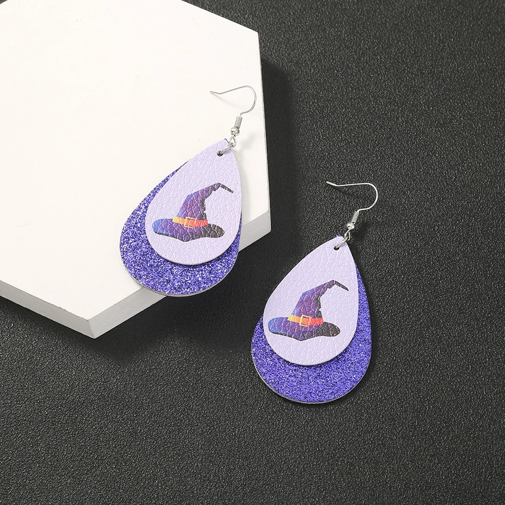 Simple Geometric Personality Halloween Earrings