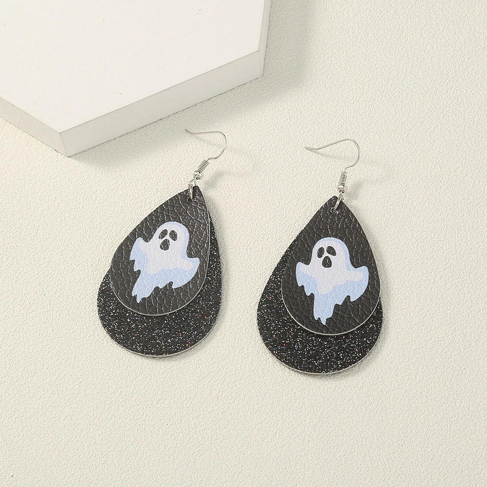 Simple Geometric Personality Halloween Earrings