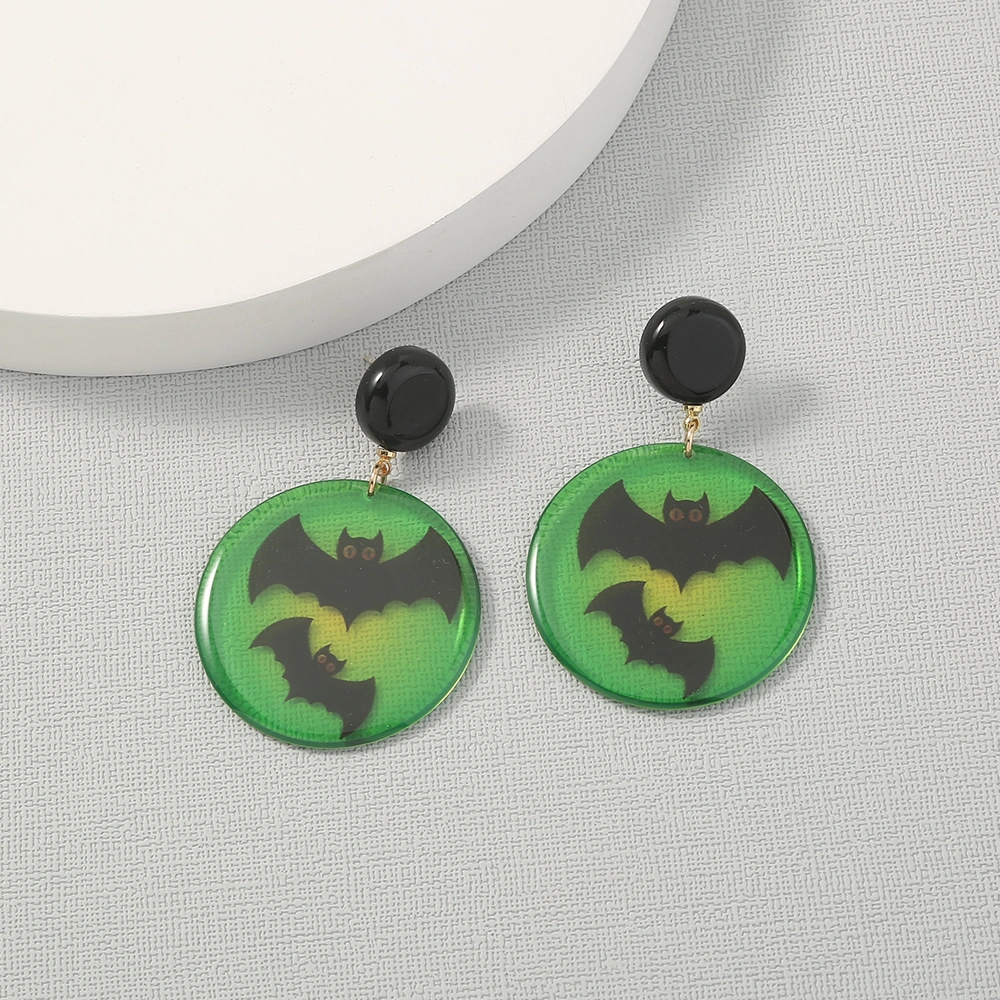 Simple Geometric Personality Halloween Earrings