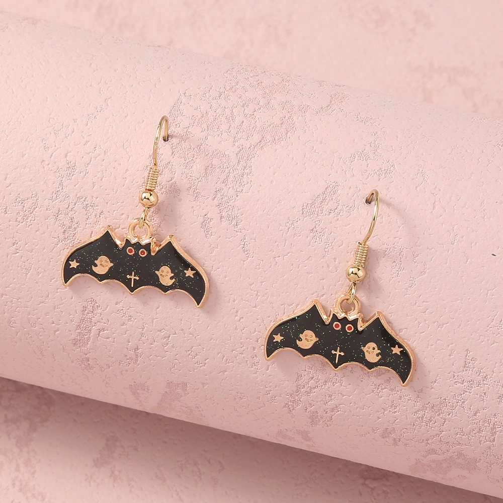 Simple Geometric Personality Halloween Earrings