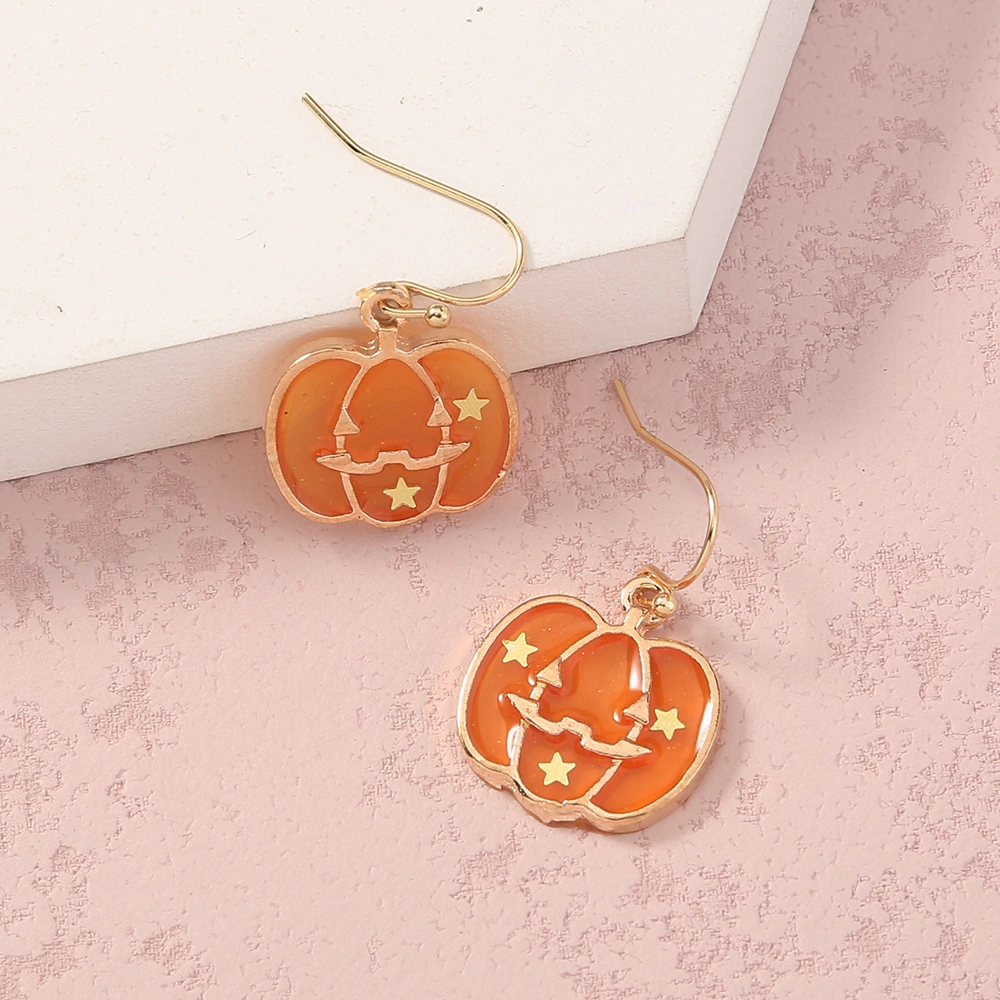 Simple Geometric Personality Halloween Earrings