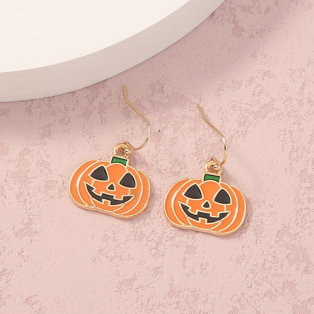 Simple Geometric Personality Halloween Earrings