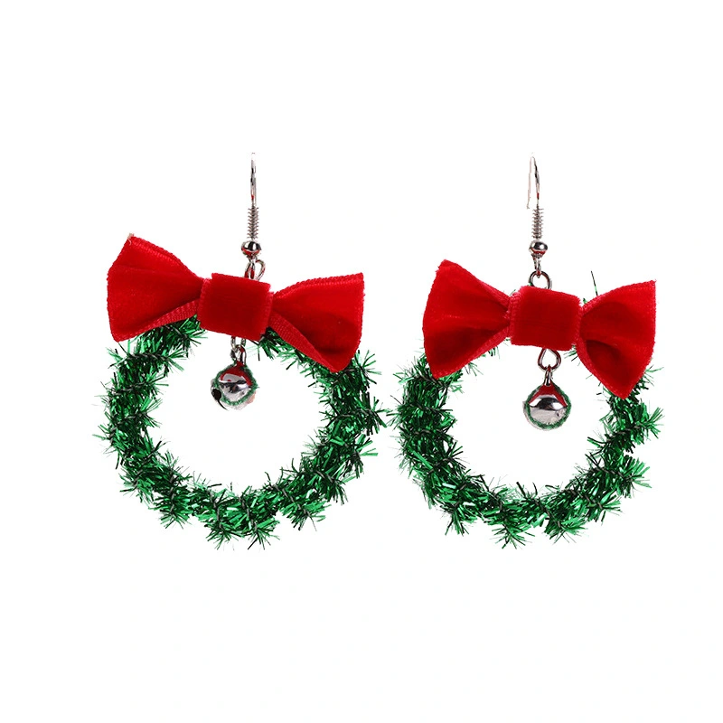 European And American Cross-border Explosion Earrings Creative Christmas