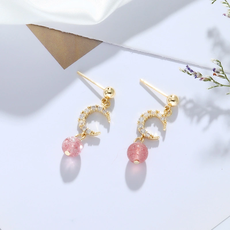 Bado Natural Crystal Earrings