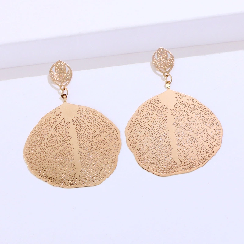 European And American Earrings Fashion Round Face Slimming Rose