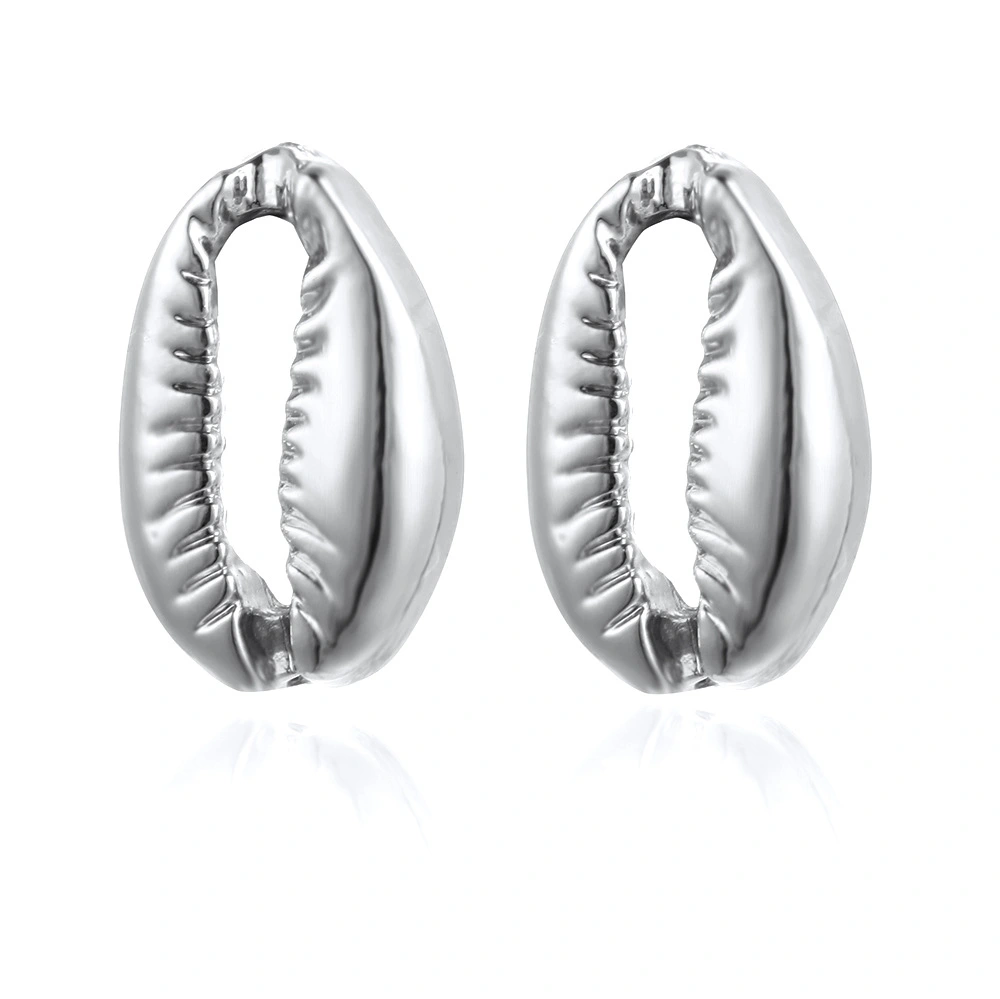 Creative Simple Personality Alloy Shell Earrings