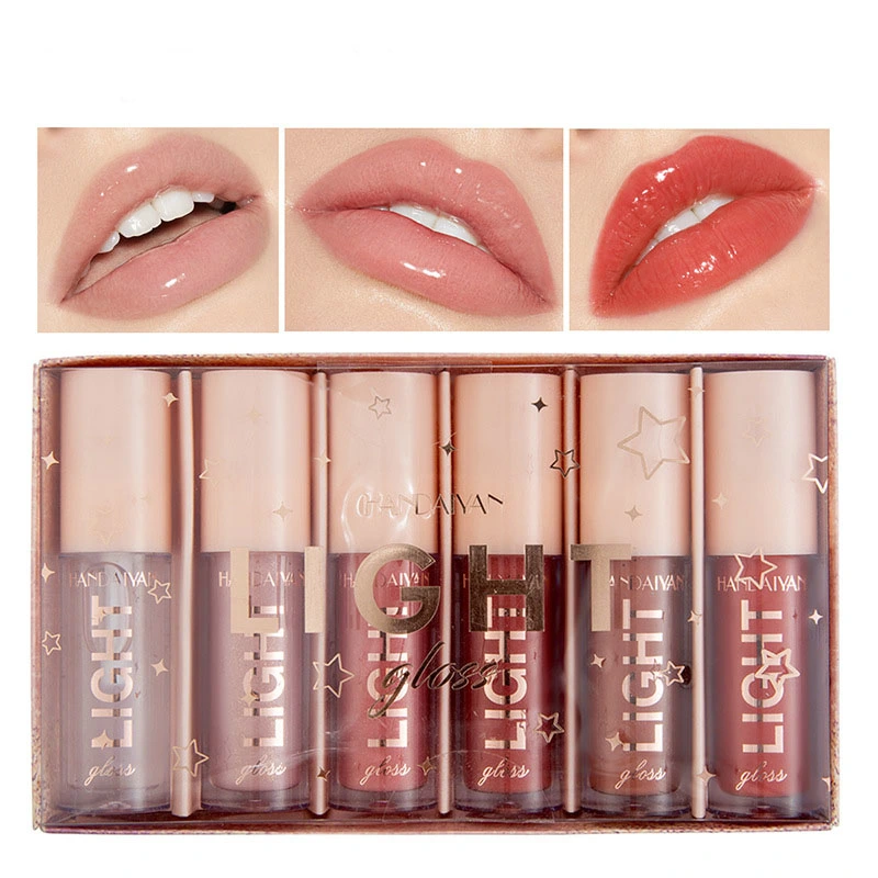 Fashion Mirror Water Gloss Lip Glaze 6 Sets