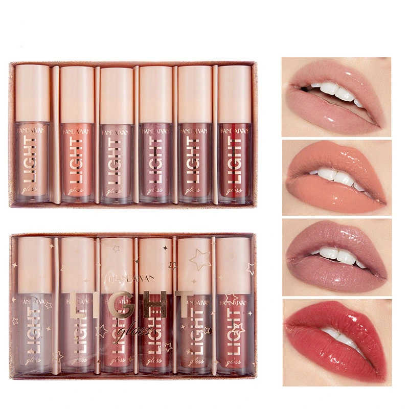 Fashion Mirror Water Gloss Lip Glaze 6 Sets