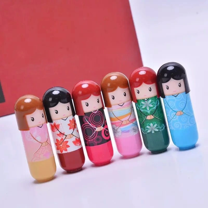 Japanese Doll Lip Balm 24 Packs Cute Moisturizing