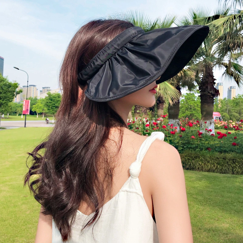 Summer Leisure Outings UV Protection Big Eaves Sun Protection Vinyl Fisherman Hat