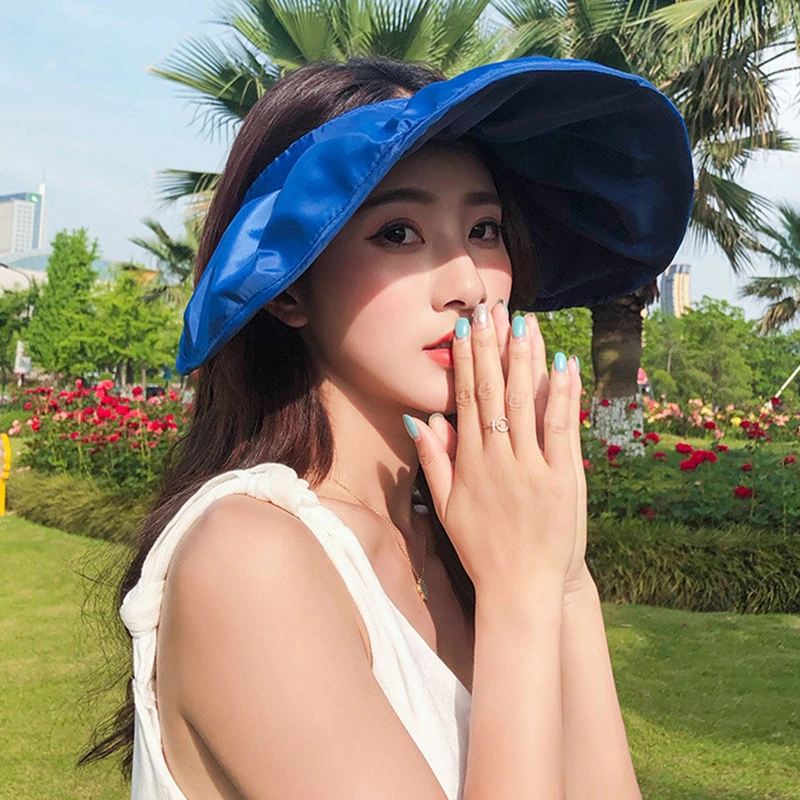 Summer Leisure Outings UV Protection Big Eaves Sun Protection Vinyl Fisherman Hat