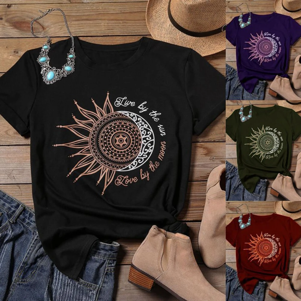 Fashion casual printed T-shirt