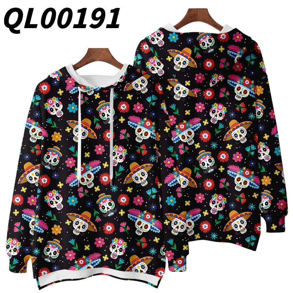 Hooded Sweatshirt Long Sleeve Round Neck