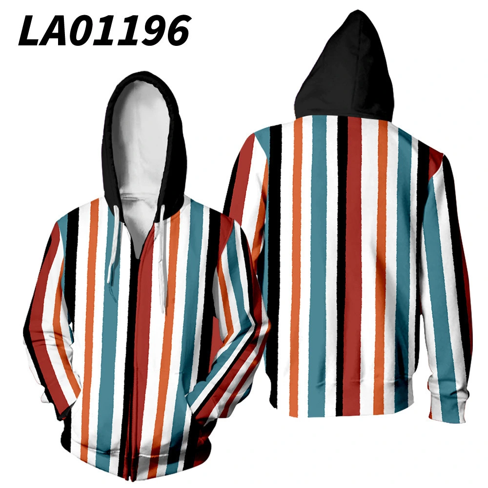 Digital Printed Zipper Sweater