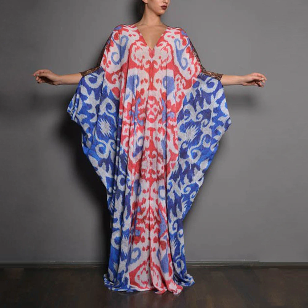 European And American Print Dress