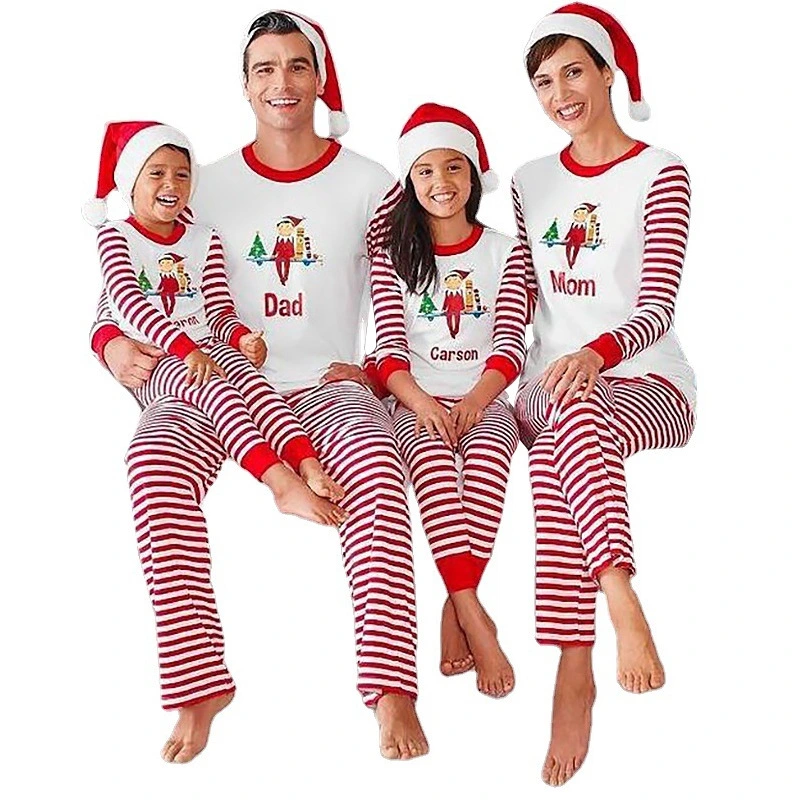 Home Pajamas Printed Long-Sleeved Fashion Casual Suit