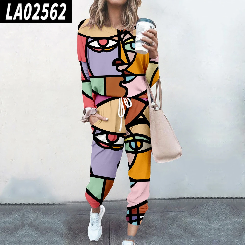 Abstract Pattern Digital Printing Suit