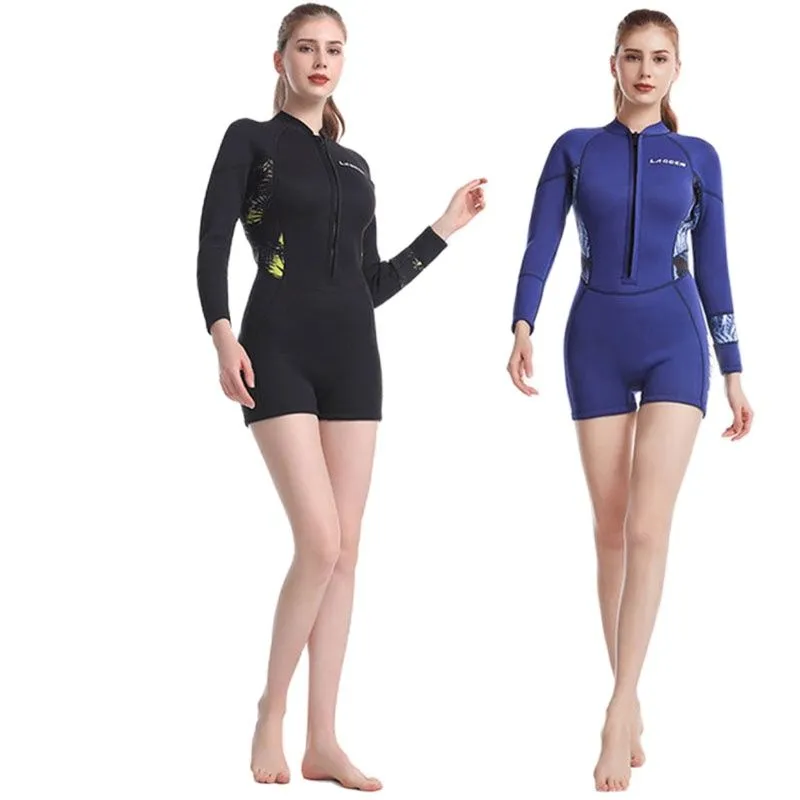 Wetsuit Women's Warmth And Cold Protection 2.5MM Conjoined Water Wet Type