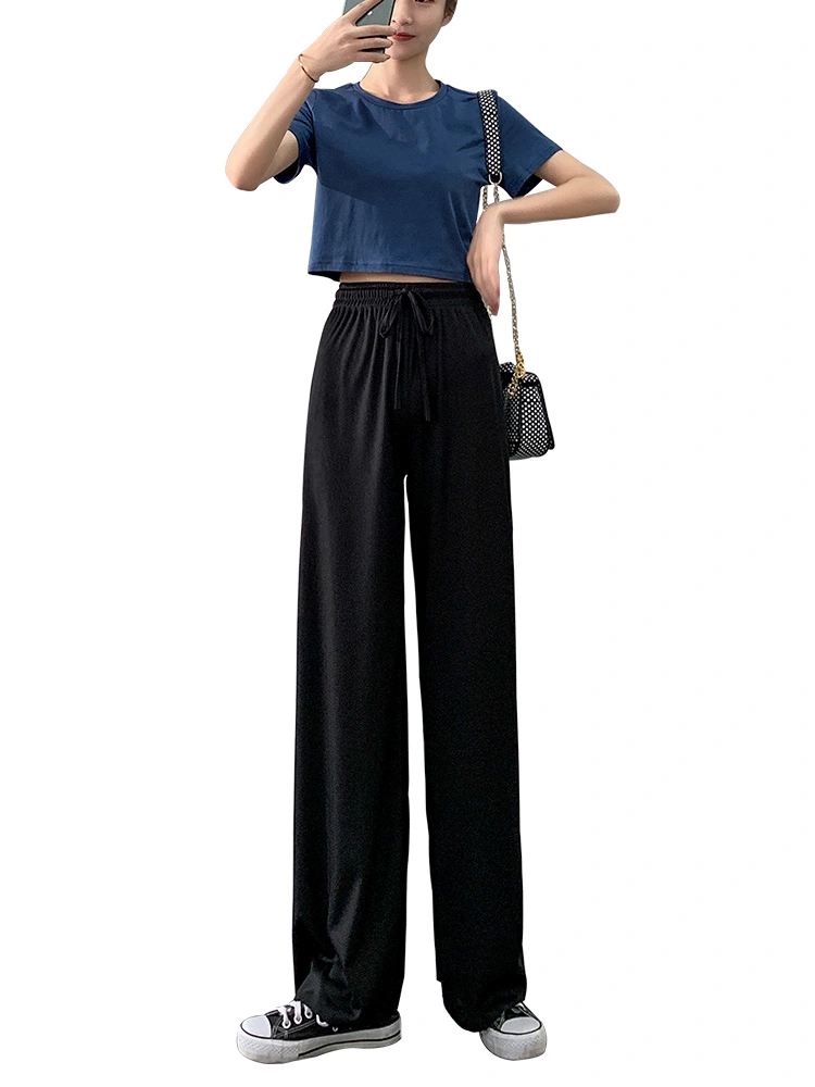 Women's Wide Leg Pants Straight Thin Section