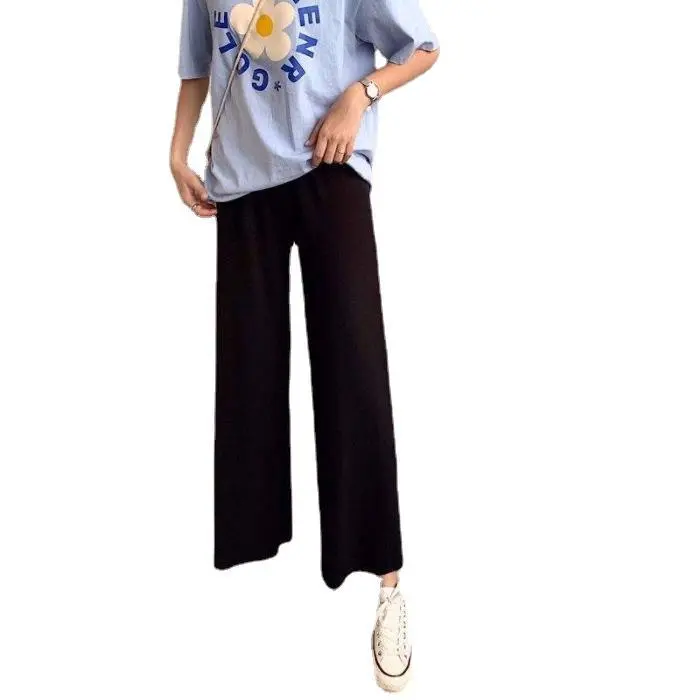 Student Korean Style Nine-point Loose Wide-leg Pants Casual