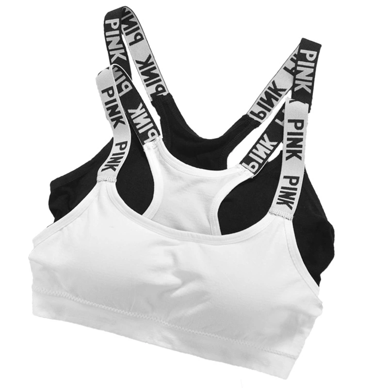 English alphabet sling strap wrap chest tube top