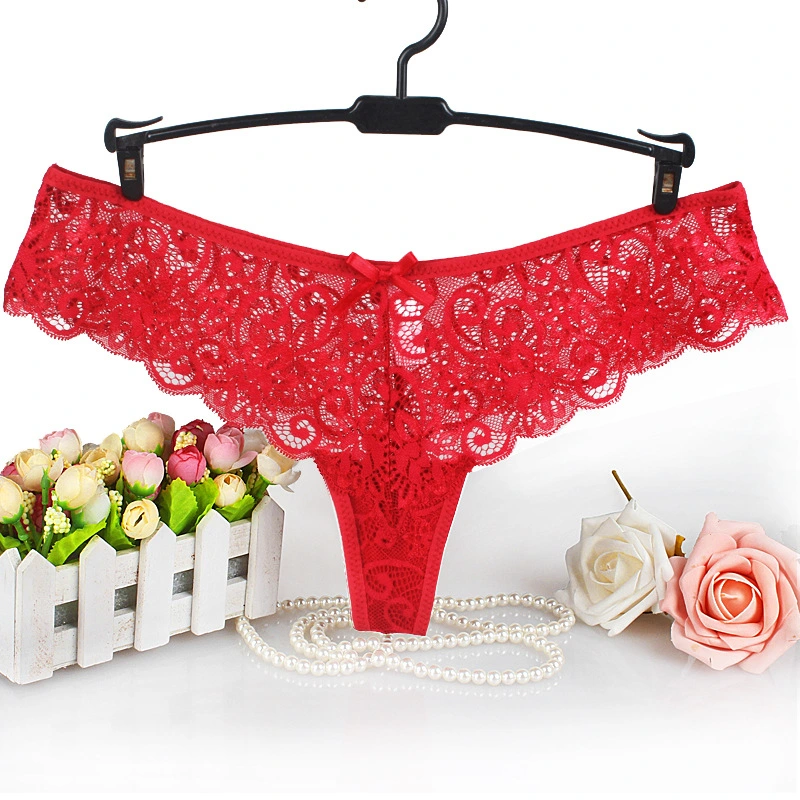 Sexy Lace Hollow Sexy Underwear Ladies Low-rise Seamless Thong