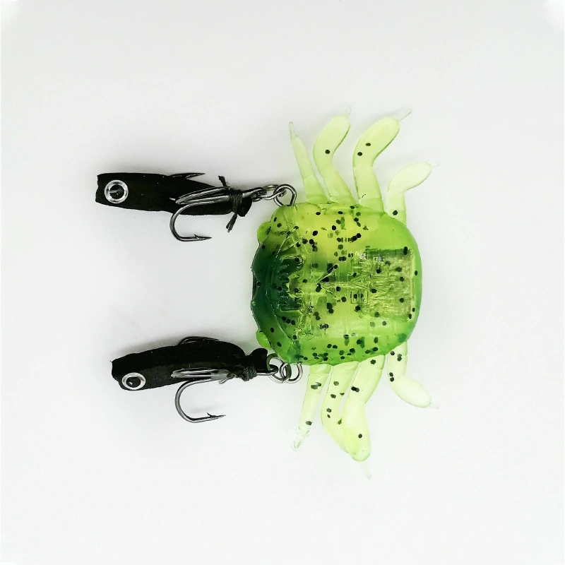Crab Lure Submersible Long Shot Package Lead Three Hook Lure Bait