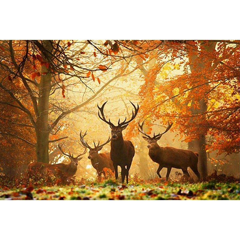 Forest Deer Theme Diamond Painting 5D Embroidery