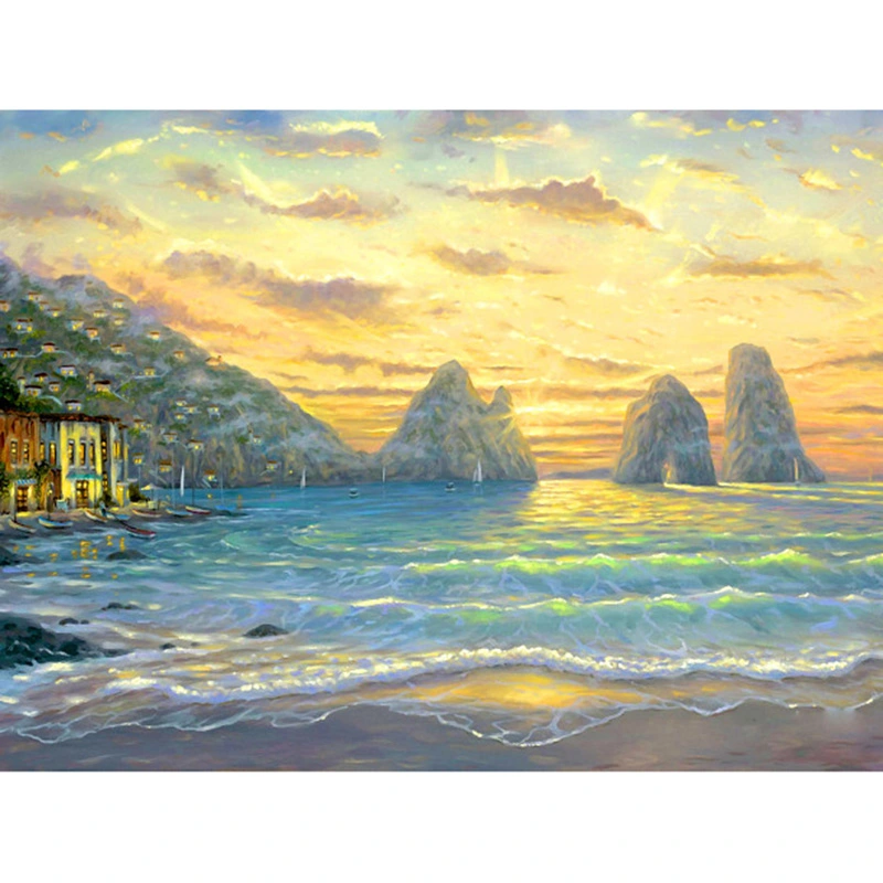 Landscape Diamond Embroidery Landscape Diamond Mosaic Cross Stitch