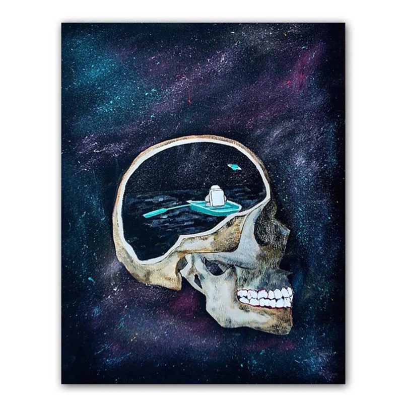 Astronaut Space Dream Stars Oil Painting Canvas Painting Poster