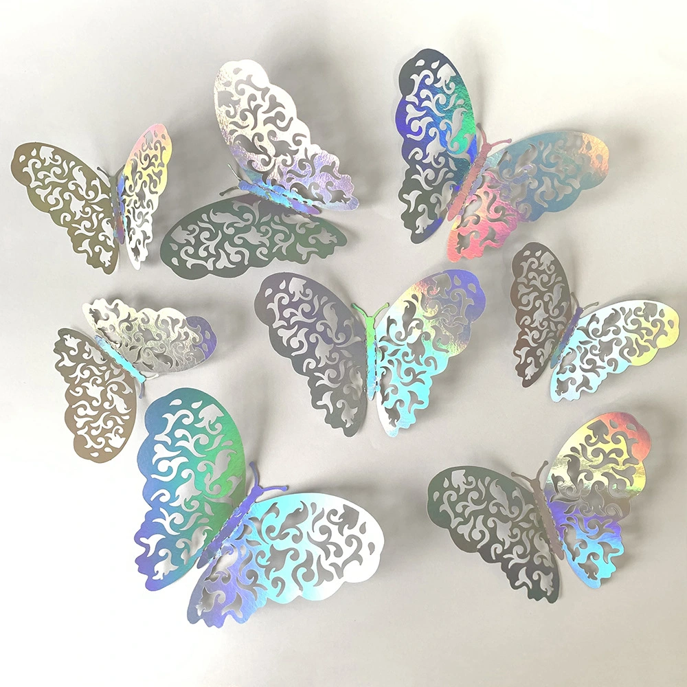 Three-dimensional Hollow Butterfly Decorative Background Wall Sticker