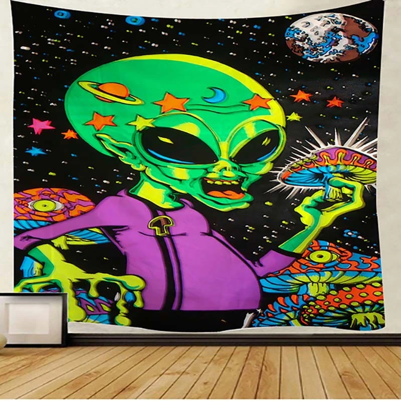 Alien Digital Printing Decorative Tapestry Background Cloth Hanging Cloth