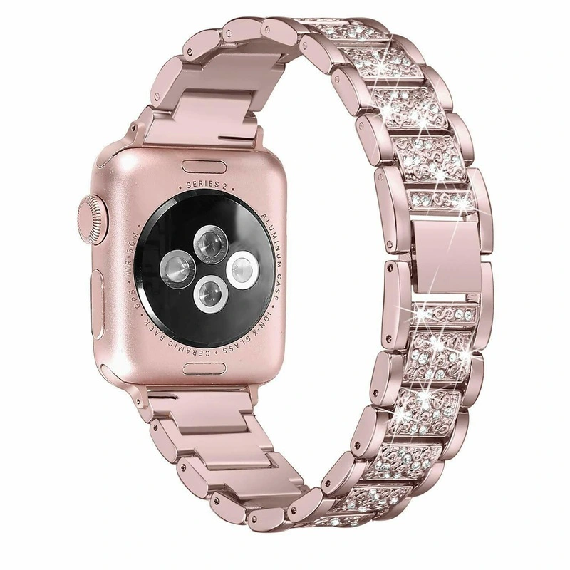 Watch Belt Diamond-studded Steel