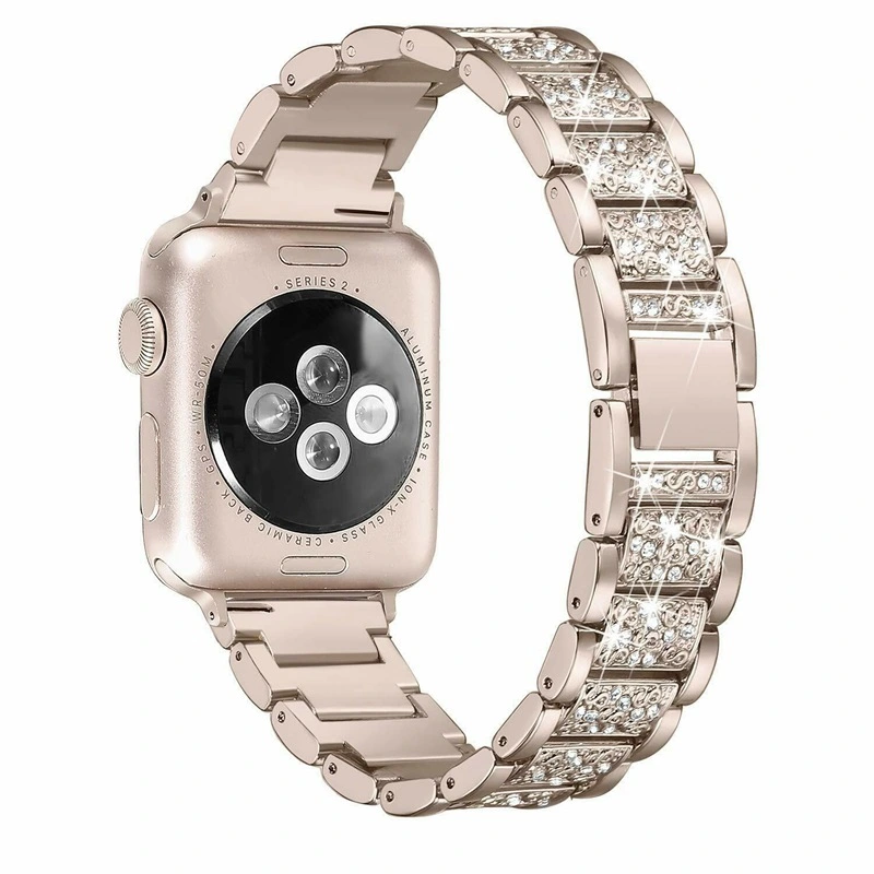 Watch Belt Diamond-studded Steel