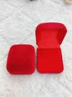 High-grade Velvet Cloth Ring Box Earrings Earrings Packaging Box