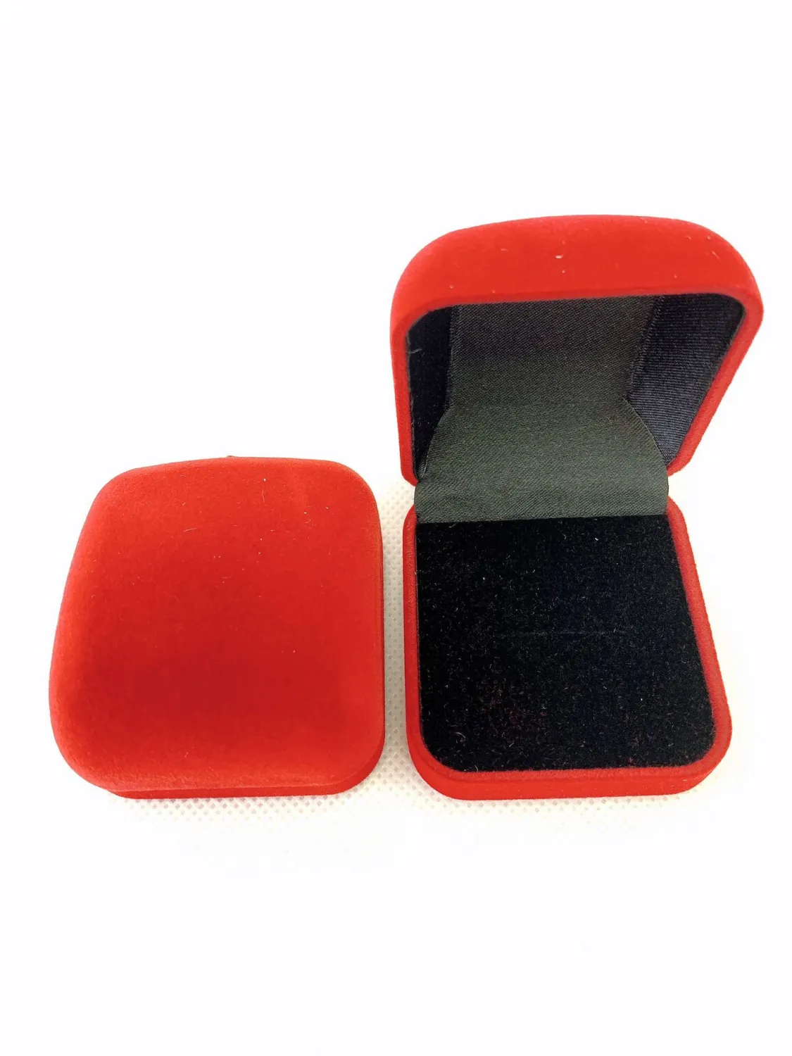 High-grade Velvet Cloth Ring Box Earrings Earrings Packaging Box
