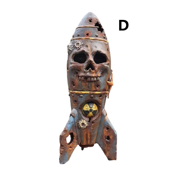 Skeleton Bomb Resin Crafts Small Nuclear Warhead Resin