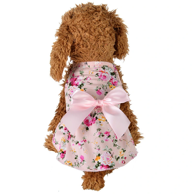 Spring And Summer New Style Cotton Pet Clothes, Streamer Princess Dress, Dog Clothes