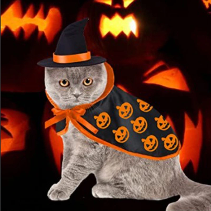 Cross-border Zinc Halloween Pet Cloak Cat Dog Saint