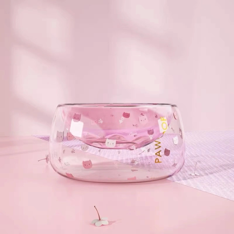 Home Creative Glass Cat's Claw Bowl