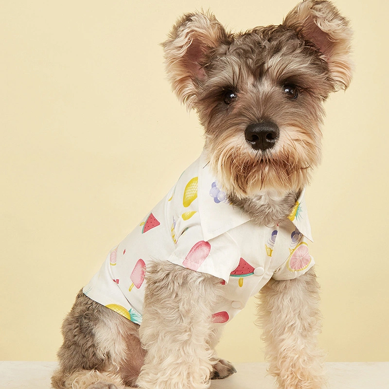 Pet Clothes Watermelon Fruit Print Dog Shirt