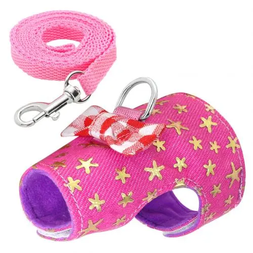 Small Pet Hamster Vest Vest Traction Rope