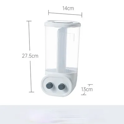 Whole Grains Wall-mounted Diced Rice Bucket Storage Box Storage Airtight Tank