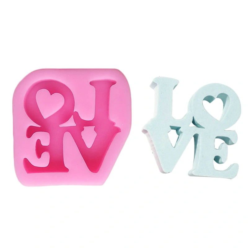 LOVE Letter Shape Liquid Silicone Mold